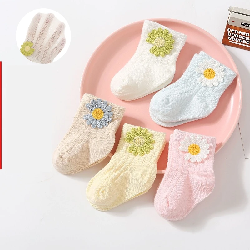 Baby socks autumn thin cotton mesh socks fashion small daisy flowers newborn socks children's clothing
Baby socks autumn thin cotton mesh socks fashion small daisy flowers newborn socks children's clothing