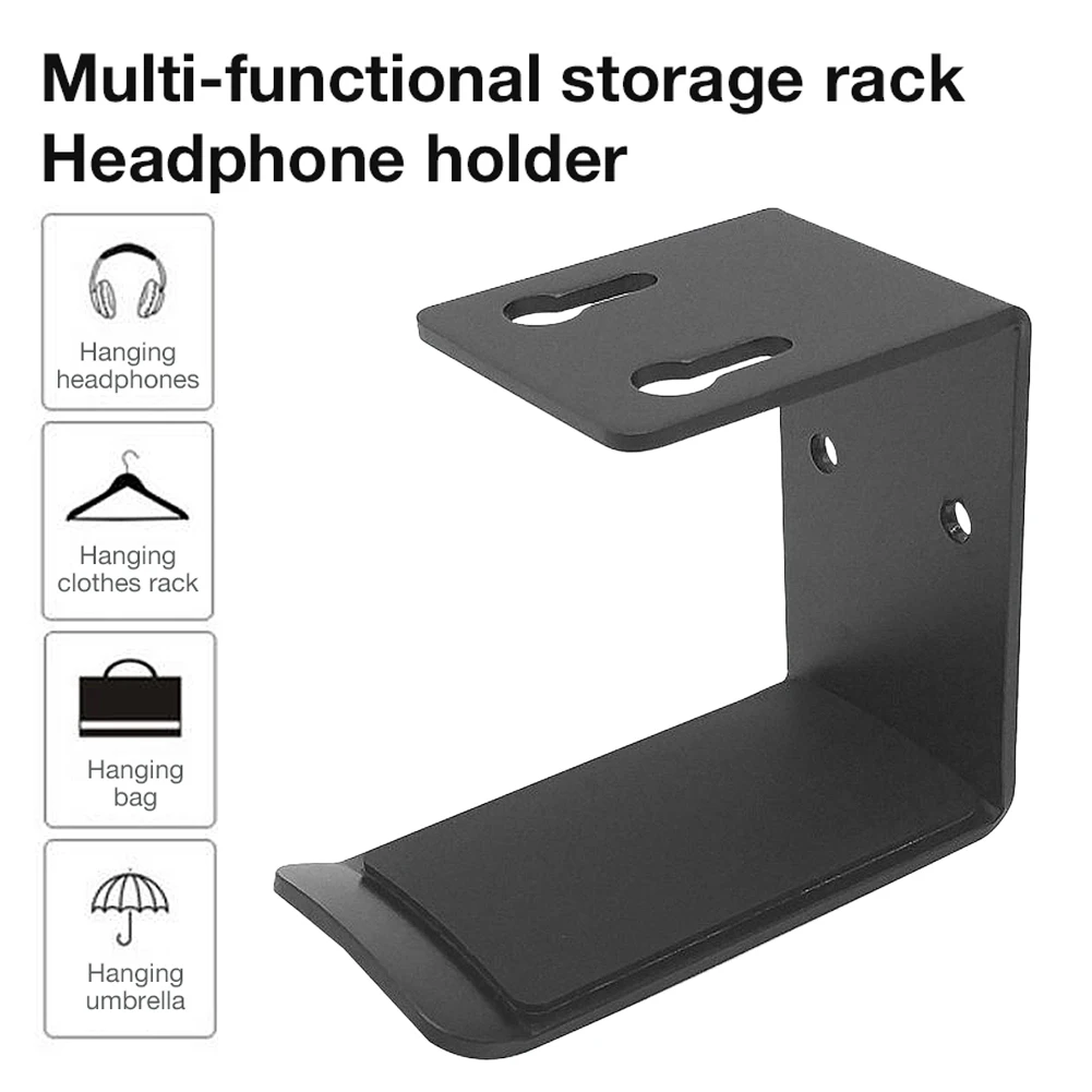 Universal Durable Headphone Stand Wall Mount Simple Hook Headset Hanger Stand Headphone Holder Display Under Desk Easy Install
Universal Durable Headphone Stand Wall Mount Simple Hook Headset Hanger Stand Headphone Holder Display Under Desk Easy Install