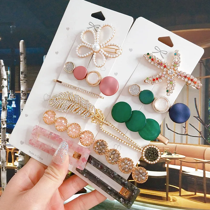 6pcs/set Acrylic Simulation Pearl Barrettes Hair Accessories For Women Fashion Sweet Starfish Flower Hairpins Clips Girl Jewelry
6pcs/set Acrylic Simulation Pearl Barrettes Hair Accessories For Women Fashion Sweet Starfish Flower Hairpins Clips Girl Jewelry