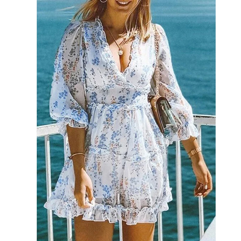 Harlow Floral Print Ruffle Dress women backless V-neck dress women mini plus size dress ladies 2021 party dress
Harlow Floral Print Ruffle Dress women backless V-neck dress women mini plus size dress ladies 2021 party dress
