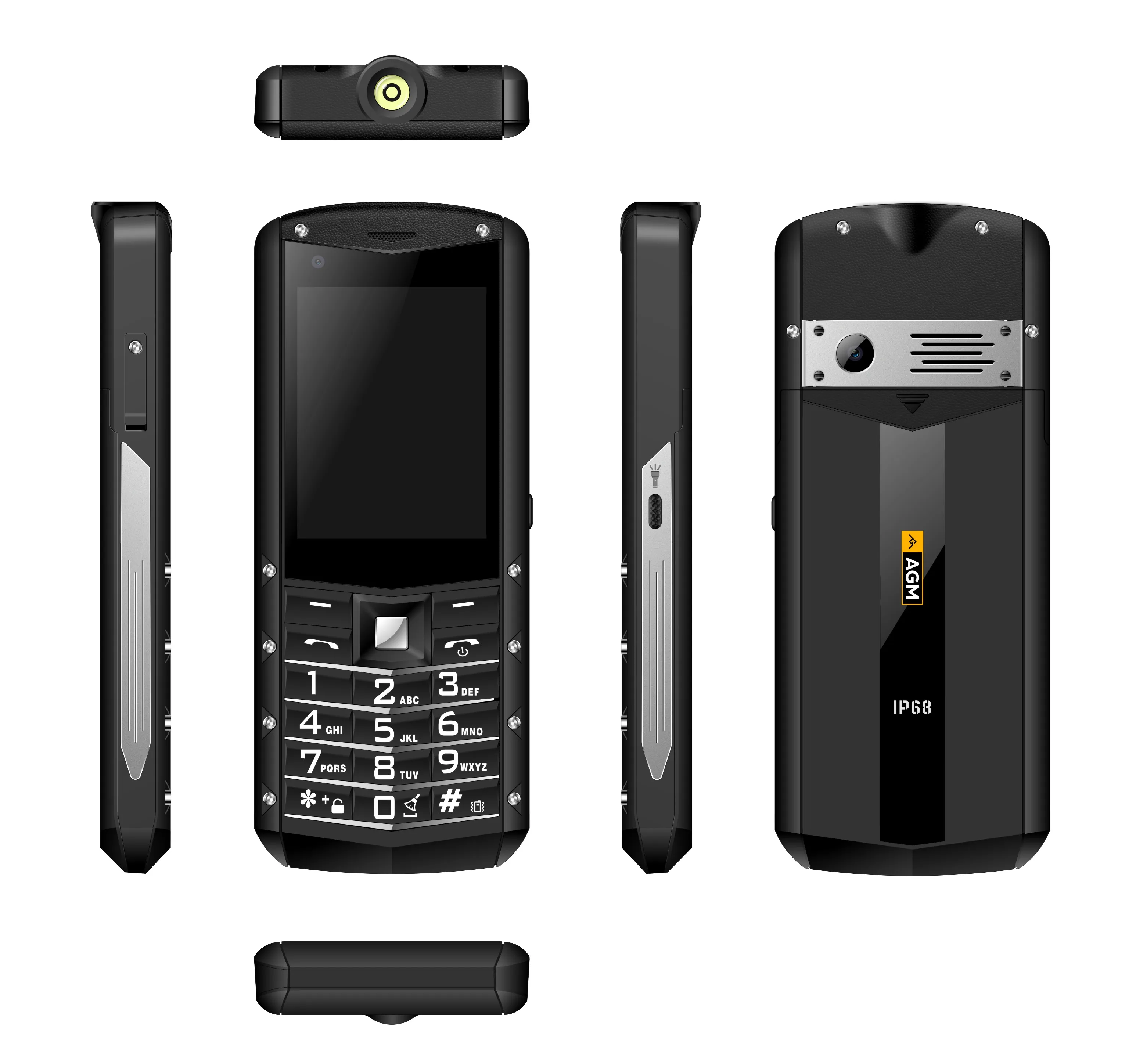 

AGM M5 Simplified Android OS 2.8 "4G LTE Type C Touch Screen 2.0MP IP68 Waterproof Rugged Featured Mobile Phone