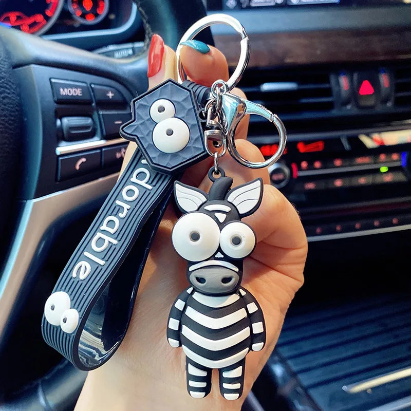 Cartoon Giraffe Zebra Keyring Cute Couple Ornaments Silicone Keychain Couple Bag Pendant Key Chains Children Toys Gift
Cartoon Giraffe Zebra Keyring Cute Couple Ornaments Silicone Keychain Couple Bag Pendant Key Chains Children Toys Gift