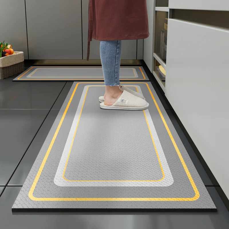 Eovna Waterproof Kitchen Mat Thicken PU Leather Oilproof Kitchen Carpet Anti Slip Floor Mat for Living Room Bedroom Hallway Grey
Eovna Waterproof Kitchen Mat Thicken PU Leather Oilproof Kitchen Carpet Anti Slip Floor Mat for Living Room Bedroom Hallway Grey