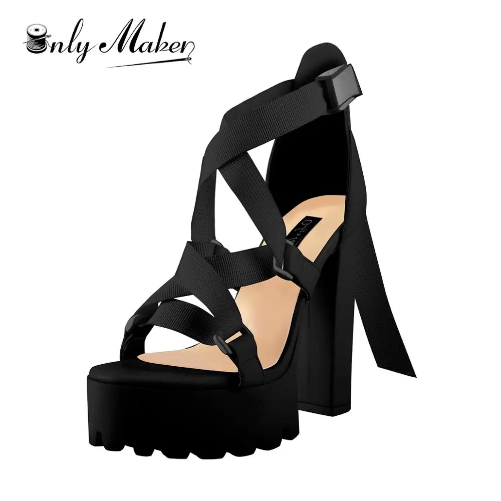 Onlymaker Women's Gladiator Platform Chunky High Heels Ankle Strap Open Toe Sandals Square Toe Party Casual Shoes Big Size
Onlymaker Women's Gladiator Platform Chunky High Heels Ankle Strap Open Toe Sandals Square Toe Party Casual Shoes Big Size