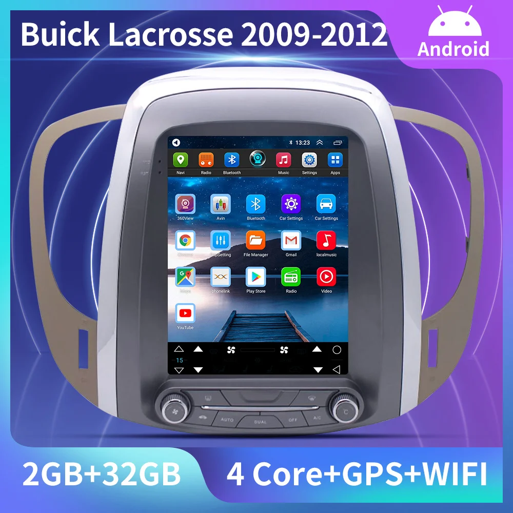 Автомагнитола на Android 10 для Buick Lacrosse GM Alpheon 2009, 2010, 2011, 2012, GPS-навигация, вертикальный экран, в стиле Тесла, мультимедийный DVD
Автомагнитола на Android 10 для Buick Lacrosse GM Alpheon 2009, 2010, 2011, 2012, GPS-навигация, вертикальный экран, в стиле Тесла, мультимедийный DVD