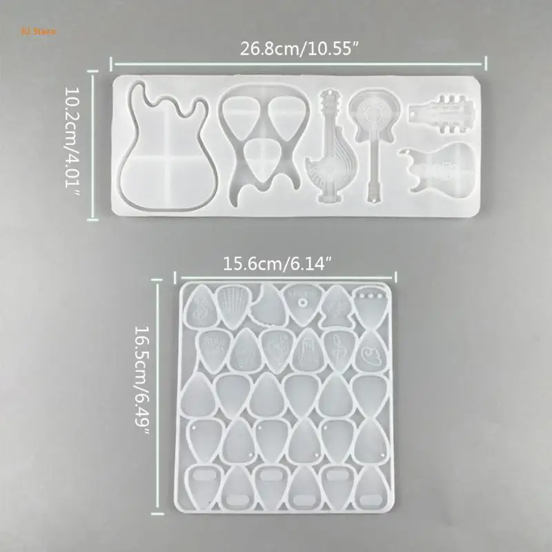 Guitar Picks Epoxy Resin Mold Guitar Plectrums Keychain Pendant Storage Box Silicone Mould DIY Crafts Mold
Guitar Picks Epoxy Resin Mold Guitar Plectrums Keychain Pendant Storage Box Silicone Mould DIY Crafts Mold