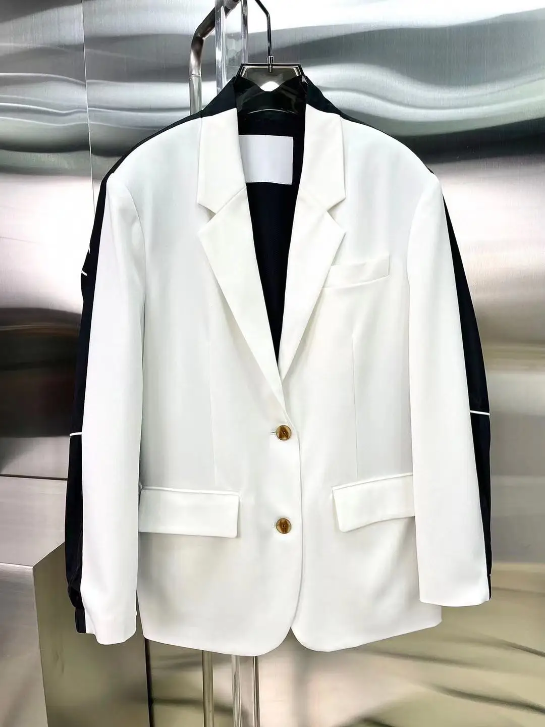 Cosmicchic 2021 Early Autumn Women Blazer Turn down Collar Single Breasted Color Patchwork Top Jacket Runway Designer
Cosmicchic 2021 Early Autumn Women Blazer Turn down Collar Single Breasted Color Patchwork Top Jacket Runway Designer