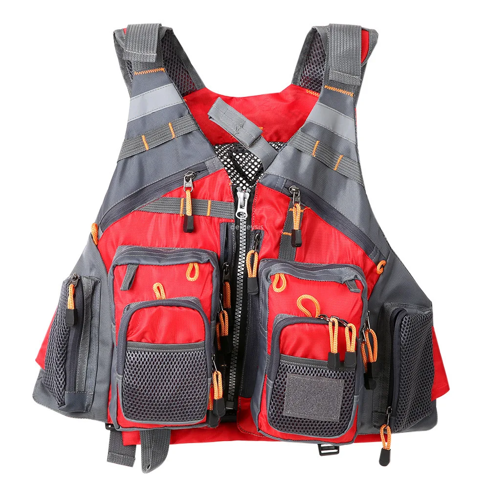 Adjustable Mesh Fishing Vest Mutil-Pocket Outdoor Sport Life Safety Jacket Quick Dry Breathable Fishing Vests
Adjustable Mesh Fishing Vest Mutil-Pocket Outdoor Sport Life Safety Jacket Quick Dry Breathable Fishing Vests