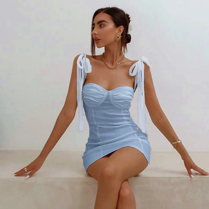 Spaghetti Strap Bodycon Sleeveless Slim Elastic Backless Sexy Elegant Dress Ladies Solid Party Vestidos Slash Neck Corset Dress
Spaghetti Strap Bodycon Sleeveless Slim Elastic Backless Sexy Elegant Dress Ladies Solid Party Vestidos Slash Neck Corset Dress