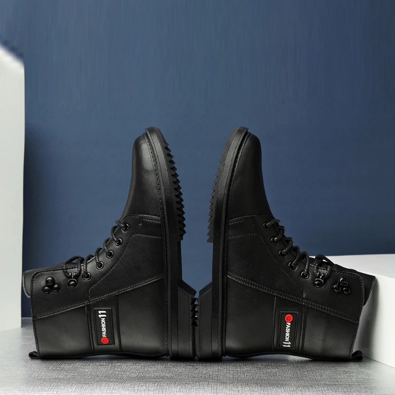 Winter Cow genuine Leather Men Boots plush warm Lace-Up with fur fashion Plush Snow Boots Motorcycle Ankle Boots Men Shoes o4
Winter Cow genuine Leather Men Boots plush warm Lace-Up with fur fashion Plush Snow Boots Motorcycle Ankle Boots Men Shoes o4