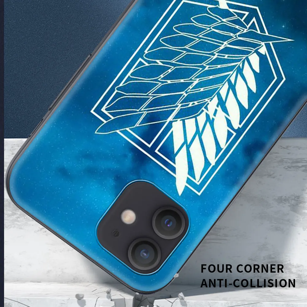 Soft Cover For iPhone 11 12 Pro X XR XS Max Case Attack On Titan Fundas For iPhone 7 8 Plus SE 2020 Coque
Soft Cover For iPhone 11 12 Pro X XR XS Max Case Attack On Titan Fundas For iPhone 7 8 Plus SE 2020 Coque