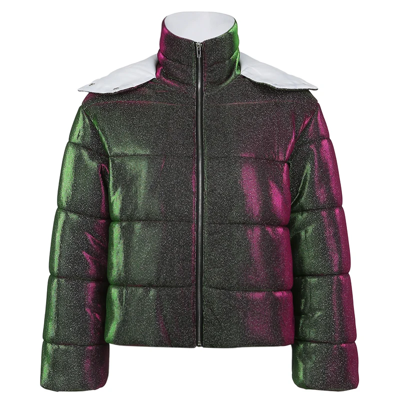 DropShipping Glitter Reflective Puffer Jacket Parka Women Autumn Winter Warm Hoodies Bubble Coat Ladies Casual Overcoat Streetwe
DropShipping Glitter Reflective Puffer Jacket Parka Women Autumn Winter Warm Hoodies Bubble Coat Ladies Casual Overcoat Streetwe