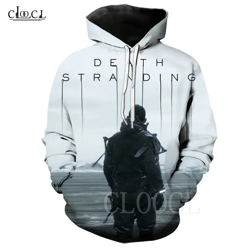Новая популярная игровая Толстовка Death Stranding Повседневная Уличная одежда с 3D