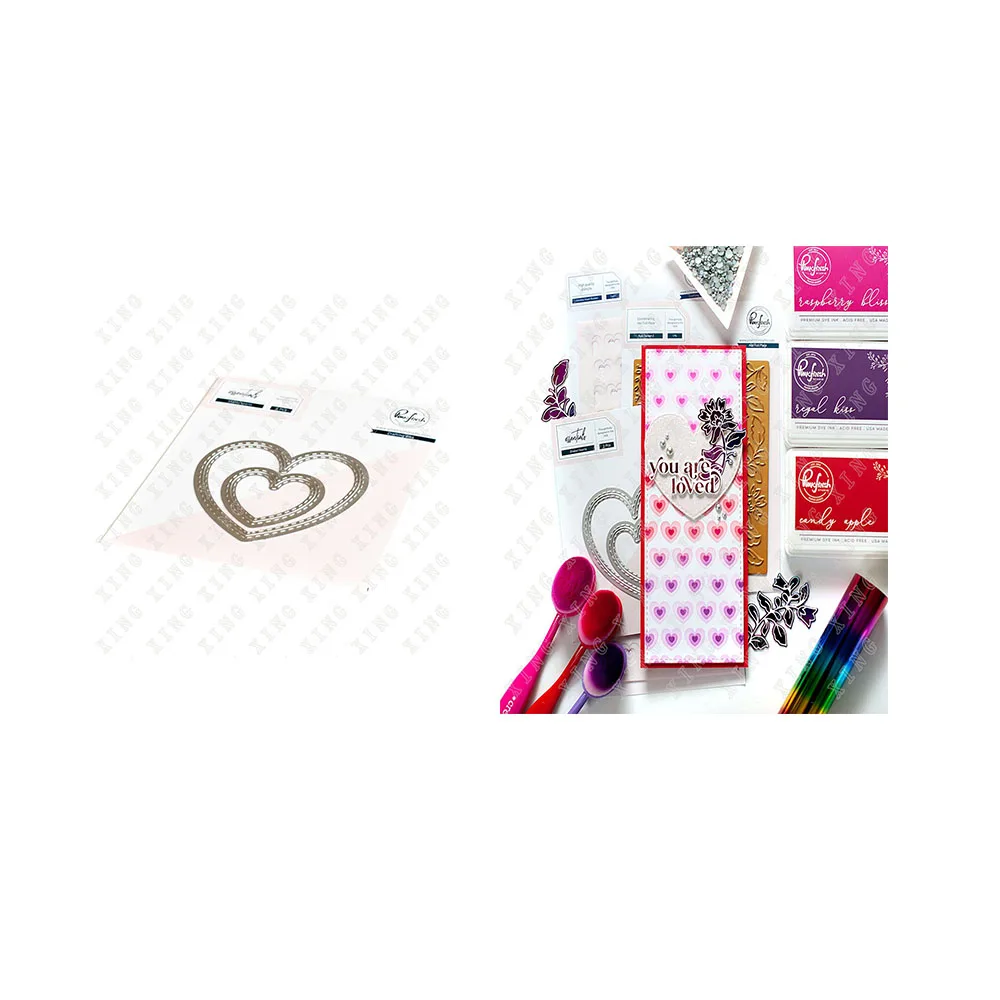 Shaker Heart Arrival New Metal Cutting Dies Diy Crafts Molds Scrapbooking Decoration Mould Embossing Making Template Hot Sell
Shaker Heart Arrival New Metal Cutting Dies Diy Crafts Molds Scrapbooking Decoration Mould Embossing Making Template Hot Sell