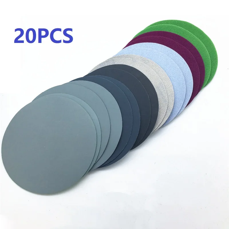 20pcs 5inch 125mm Hook&Loop Wet/Dry Sanding Discs 800 1500 2000 3000 Grit Sandpaper
20pcs 5inch 125mm Hook&Loop Wet/Dry Sanding Discs 800 1500 2000 3000 Grit Sandpaper