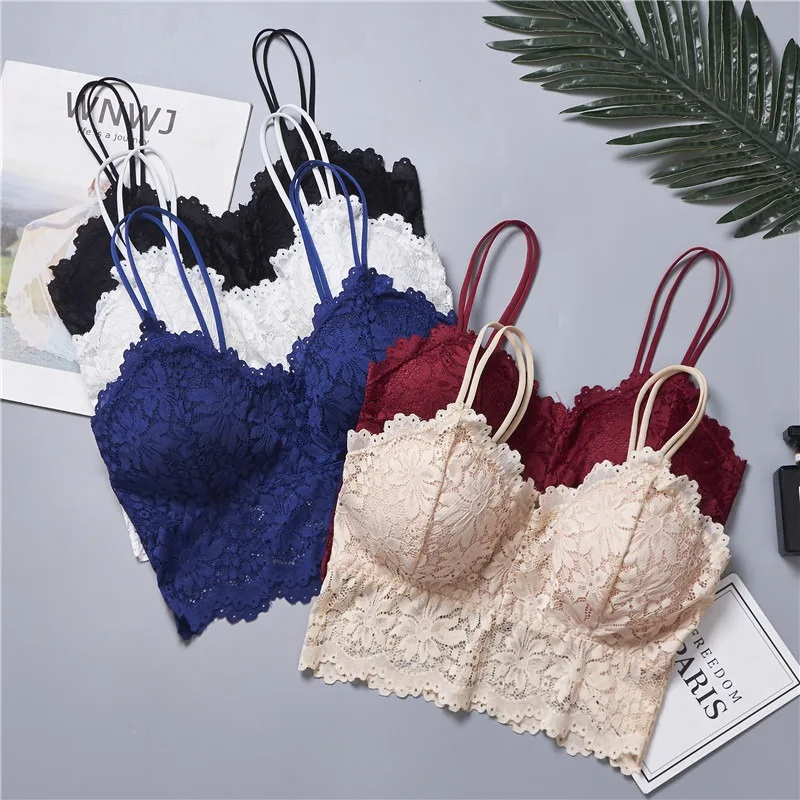 Womens Sexy Lingerie Lace Floral Bralette Bras Tank Camis Underwear Lace Bra Crop Tops Brassiere
Womens Sexy Lingerie Lace Floral Bralette Bras Tank Camis Underwear Lace Bra Crop Tops Brassiere