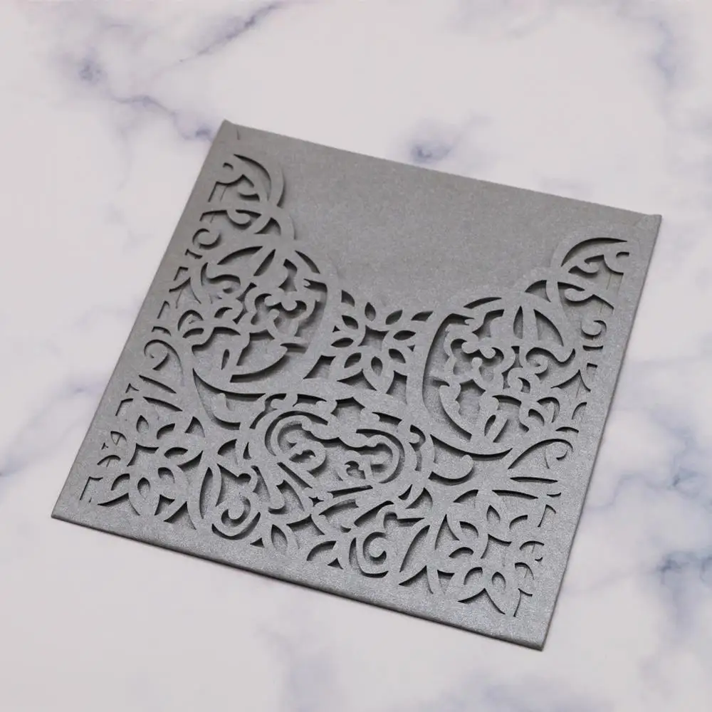 50pcs/lot New Design Hollow Pattern Wedding Invitation Card Laser Cut Birthday Party Decoration Supplies Greeting Card
50pcs/lot New Design Hollow Pattern Wedding Invitation Card Laser Cut Birthday Party Decoration Supplies Greeting Card