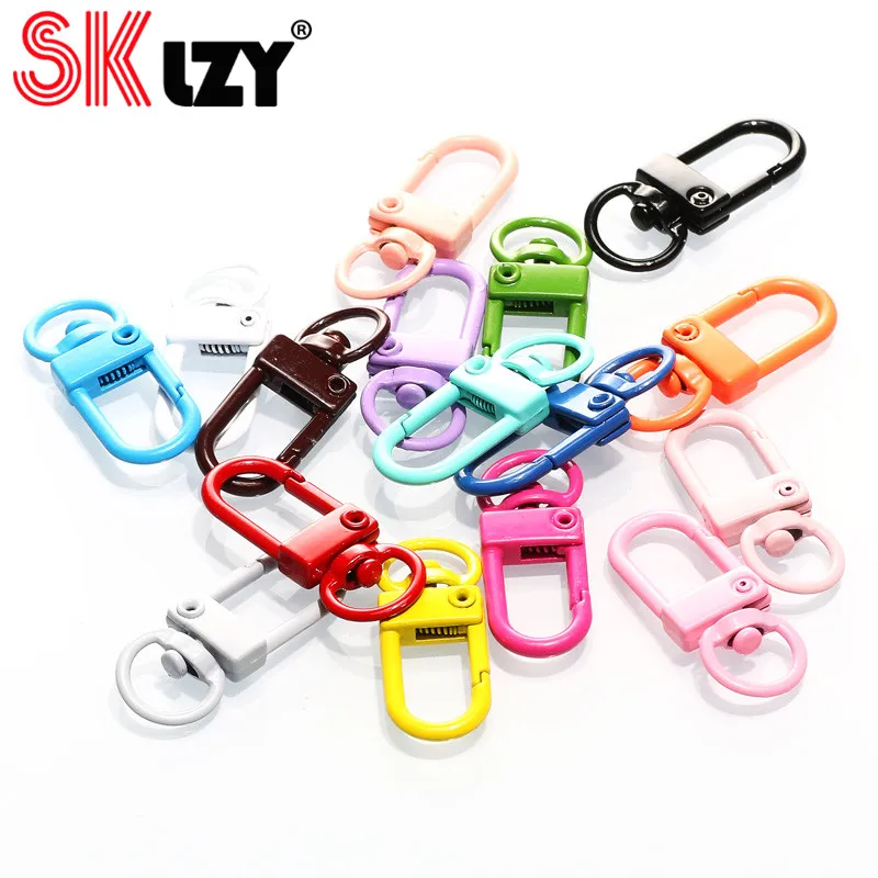 10PCS Swivel Ring Buckles Metal Lobster Clasp Key Chain Snap Clip Bags Strap Hook For Backpack DIY Jewelry Making Findings
10PCS Swivel Ring Buckles Metal Lobster Clasp Key Chain Snap Clip Bags Strap Hook For Backpack DIY Jewelry Making Findings
