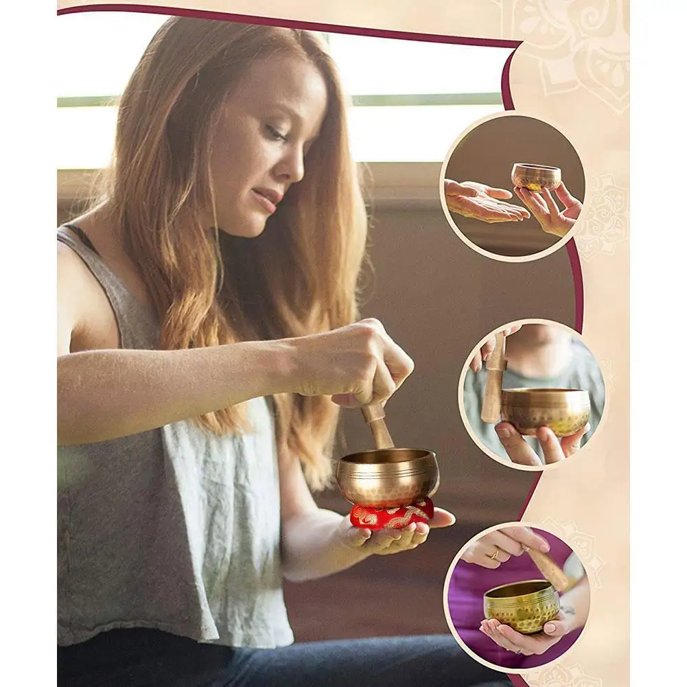 3/4PCS 8/8.5/9/9.5cm Meditation Hammered Alms Yoga Relieve Sound Chakra Bowl Copper Stress Singing Mood Supplies Therapy Re E9D3
3/4PCS 8/8.5/9/9.5cm Meditation Hammered Alms Yoga Relieve Sound Chakra Bowl Copper Stress Singing Mood Supplies Therapy Re E9D3
