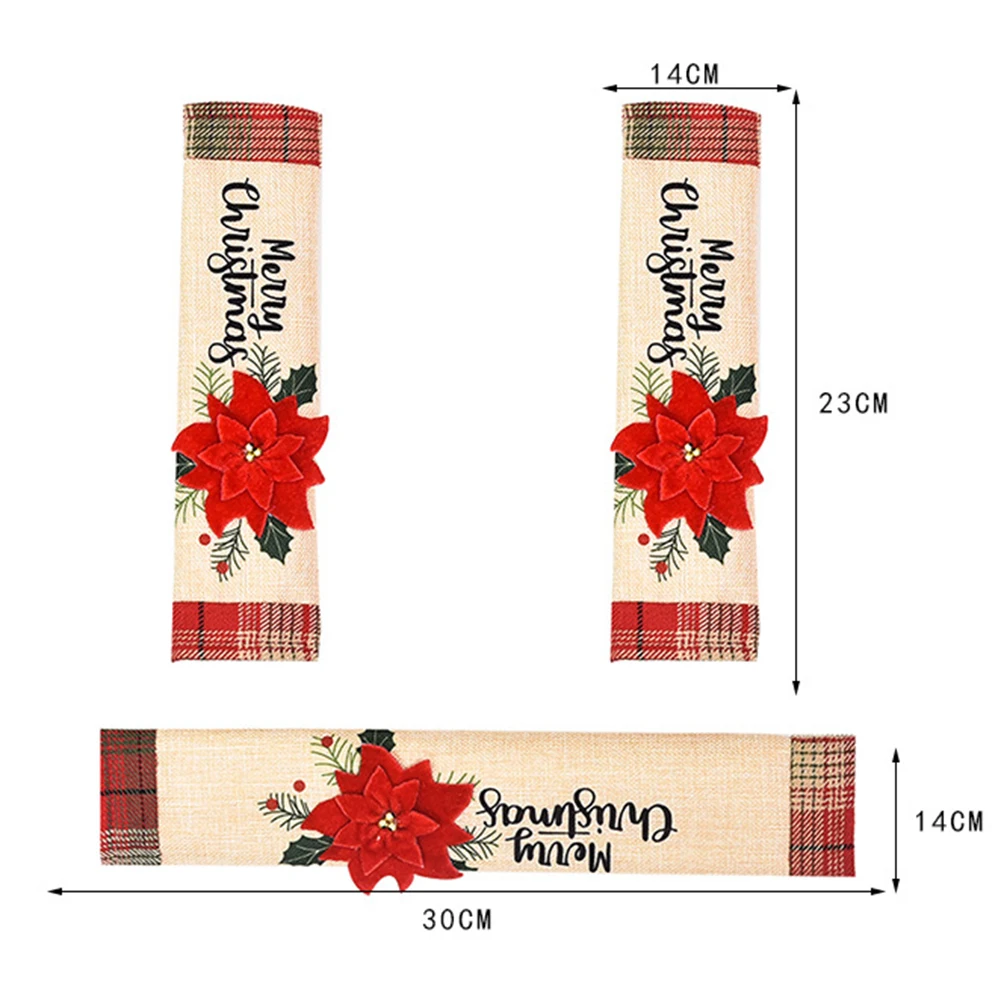 3pcs Christmas Decoration Antiskid Refrigerator Door Handle Cover Microwave Handle Gloves Kitchen Accessories
3pcs Christmas Decoration Antiskid Refrigerator Door Handle Cover Microwave Handle Gloves Kitchen Accessories