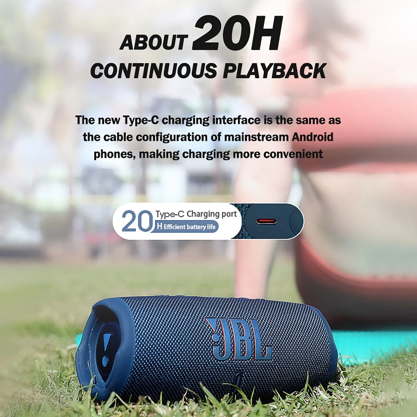 Bluetooth-Колонка JBL Charge5 Беспроводная музыкальная Hi-Fi-колонка глубокий динамик