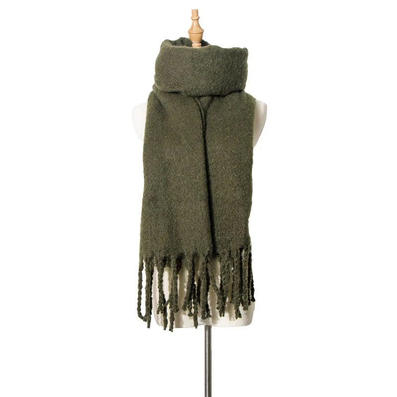 Winter Scarves Women 2021 New Warm Solid Color Thickening Long Scarf Classic Soft Female Shawl Lady Wraps
Winter Scarves Women 2021 New Warm Solid Color Thickening Long Scarf Classic Soft Female Shawl Lady Wraps