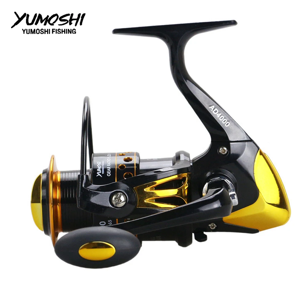 Spinning Reel Fishing Reel Metal Body Mix Drag 12kg/26lb 12BB+1 Carp 5.5:1 2000-9000 Series Fishing Wheel Carretilha Reels AD
Spinning Reel Fishing Reel Metal Body Mix Drag 12kg/26lb 12BB+1 Carp 5.5:1 2000-9000 Series Fishing Wheel Carretilha Reels AD