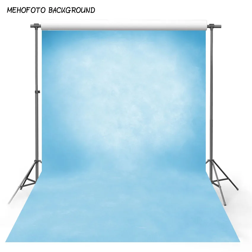 MEHOFOTO тонкий Виниловый фон для фотосъемки компьютерная печать синий чистый цвет
