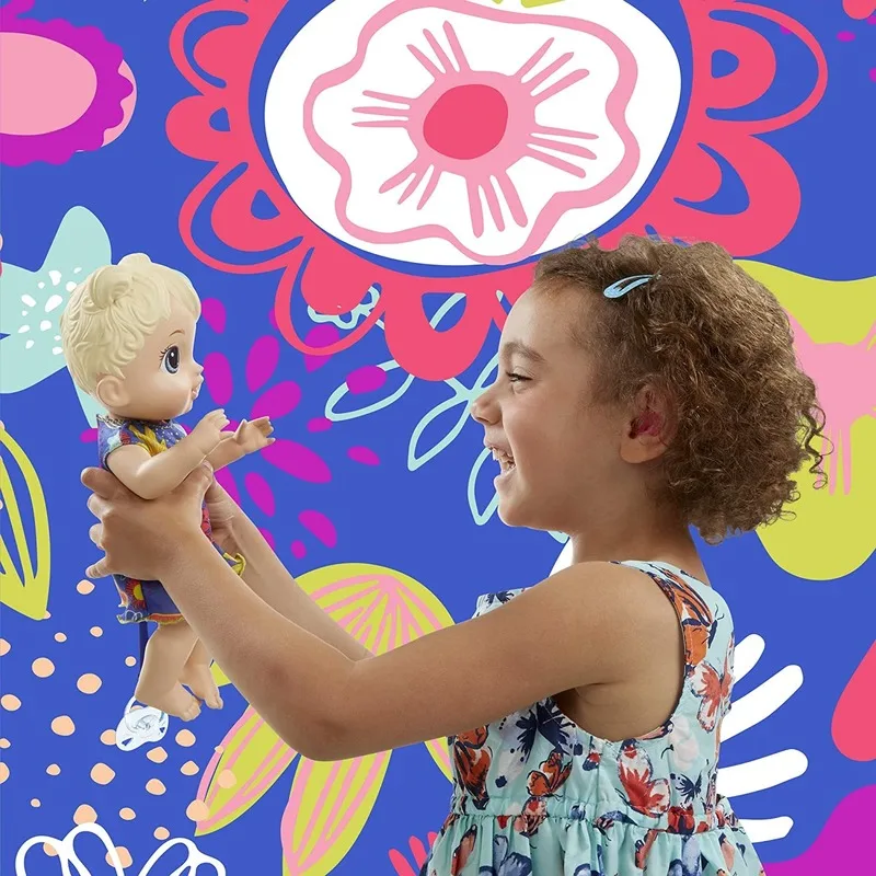 Hasbro Littles By Baby Alive Lil Sounds BLD Blonde Hair Baby Electronic Doll Reborn Baby Education Toy Kids Age 3 Christmas Gift 
Hasbro Littles By Baby Alive Lil Sounds BLD Blonde Hair Baby Electronic Doll Reborn Baby Education Toy Kids Age 3 Christmas Gift