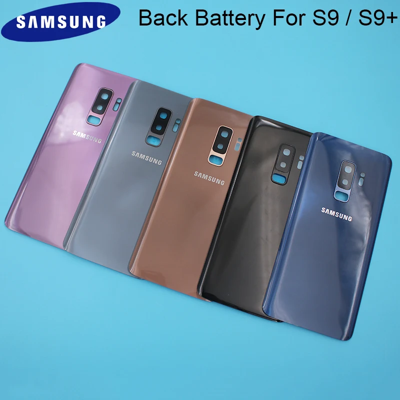 New Rear Back Glass For Samsung Galaxy S9+ S9 Plus G960 G965 Battery Cover Door Housing With Camera lens + Logo For Galaxy S9 s9
New Rear Back Glass For Samsung Galaxy S9+ S9 Plus G960 G965 Battery Cover Door Housing With Camera lens + Logo For Galaxy S9 s9