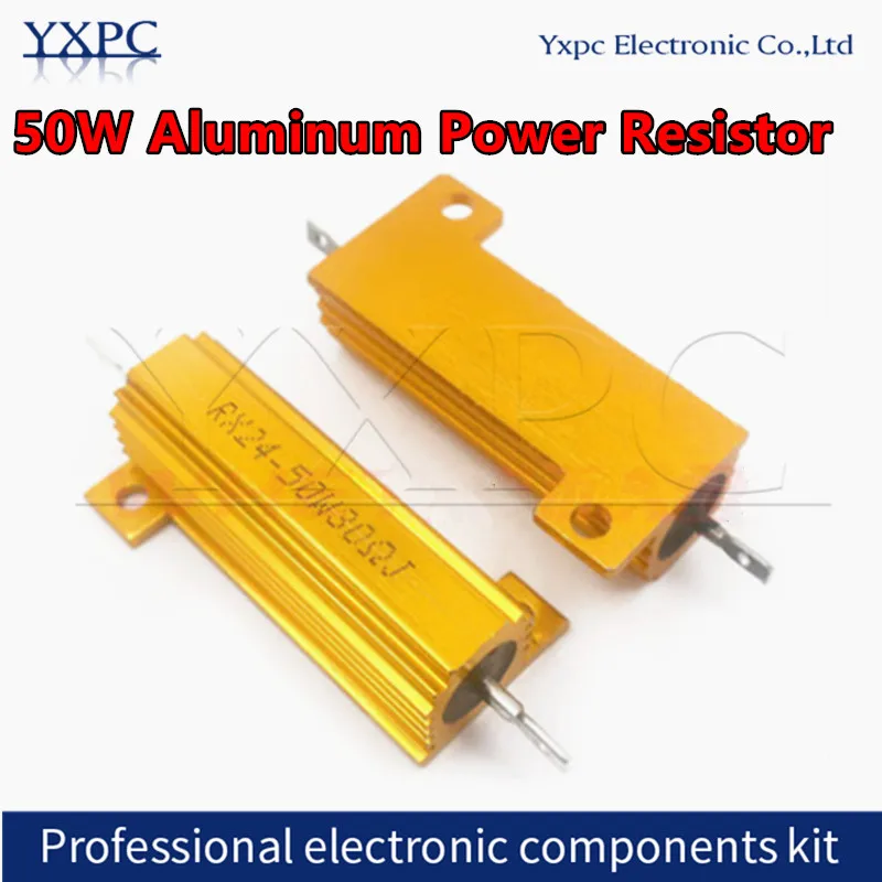 RX24 50W Aluminum Power Metal Shell Case Wirewound Resistor 0.01~150K 0.33 0.5 1 2 5 6 8 10 20 50 100 120 200 300 1K 5K 10K ohm
RX24 50W Aluminum Power Metal Shell Case Wirewound Resistor 0.01~150K 0.33 0.5 1 2 5 6 8 10 20 50 100 120 200 300 1K 5K 10K ohm