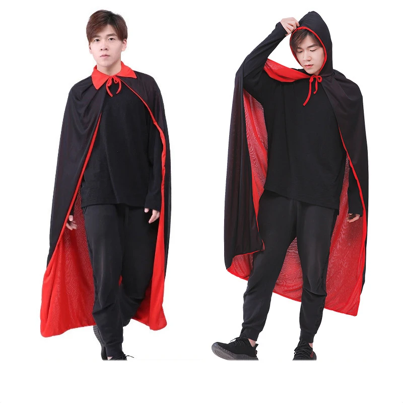 2 Styles Halloween Vampire Bleach Double-Sided Cloak Manteau Cosplay Costume Magic Stage Performance Clothes Unisex Autumn 2021
2 Styles Halloween Vampire Bleach Double-Sided Cloak Manteau Cosplay Costume Magic Stage Performance Clothes Unisex Autumn 2021