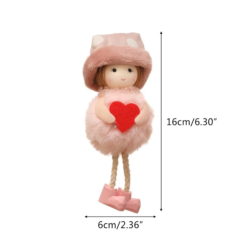3pcs Cute Heart Angel Doll Christmas Tree Hanging Ornaments Mother's Day Gifts Xmas Tree Decoration for Kids
3pcs Cute Heart Angel Doll Christmas Tree Hanging Ornaments Mother's Day Gifts Xmas Tree Decoration for Kids