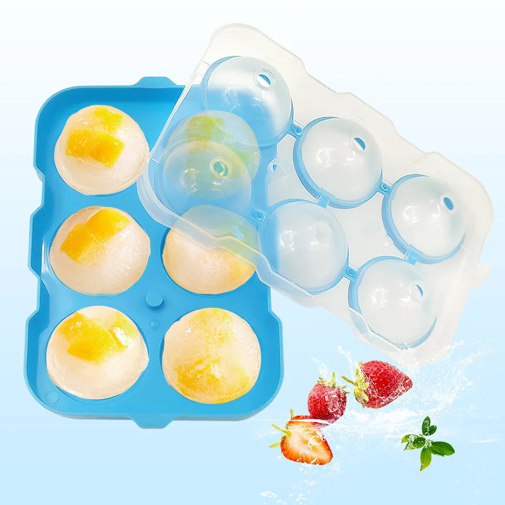 6 Cavity 5.5cm Big Size Ball Ice Molds Sphere Round Ball Ice Cube Makers Home Bar Party Kitchen Whiskey Cocktail DIY Ice Moulds 
6 Cavity 5.5cm Big Size Ball Ice Molds Sphere Round Ball Ice Cube Makers Home Bar Party Kitchen Whiskey Cocktail DIY Ice Moulds