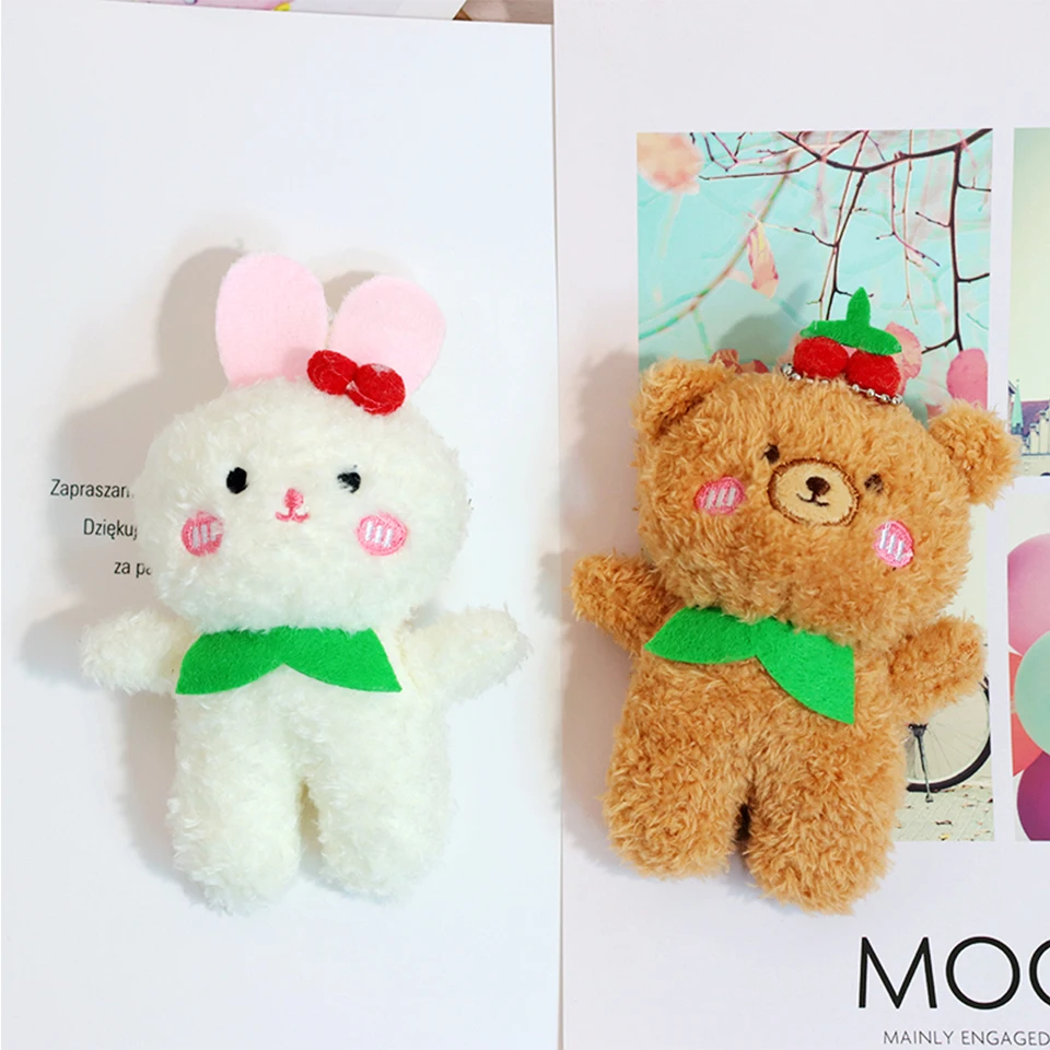 Cute Girls Plush Cherry Bear Rabbit Keychain Car Key Holder Keychains Couples Keyring for Airpods Bag Bakpack Pendant Kids Gifts
Cute Girls Plush Cherry Bear Rabbit Keychain Car Key Holder Keychains Couples Keyring for Airpods Bag Bakpack Pendant Kids Gifts