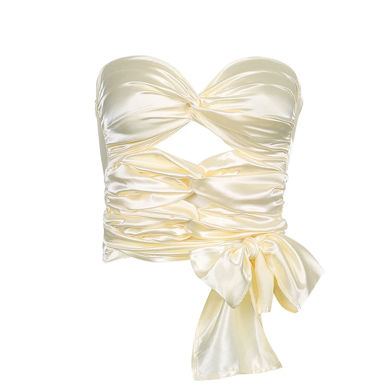 Rockmore Sexy Hollow Out Tube Top Summer Solid Skinny Corset Bustier Y2K Streetwear Crop Tank Top Female Harajuku Summer Clothes 
Rockmore Sexy Hollow Out Tube Top Summer Solid Skinny Corset Bustier Y2K Streetwear Crop Tank Top Female Harajuku Summer Clothes