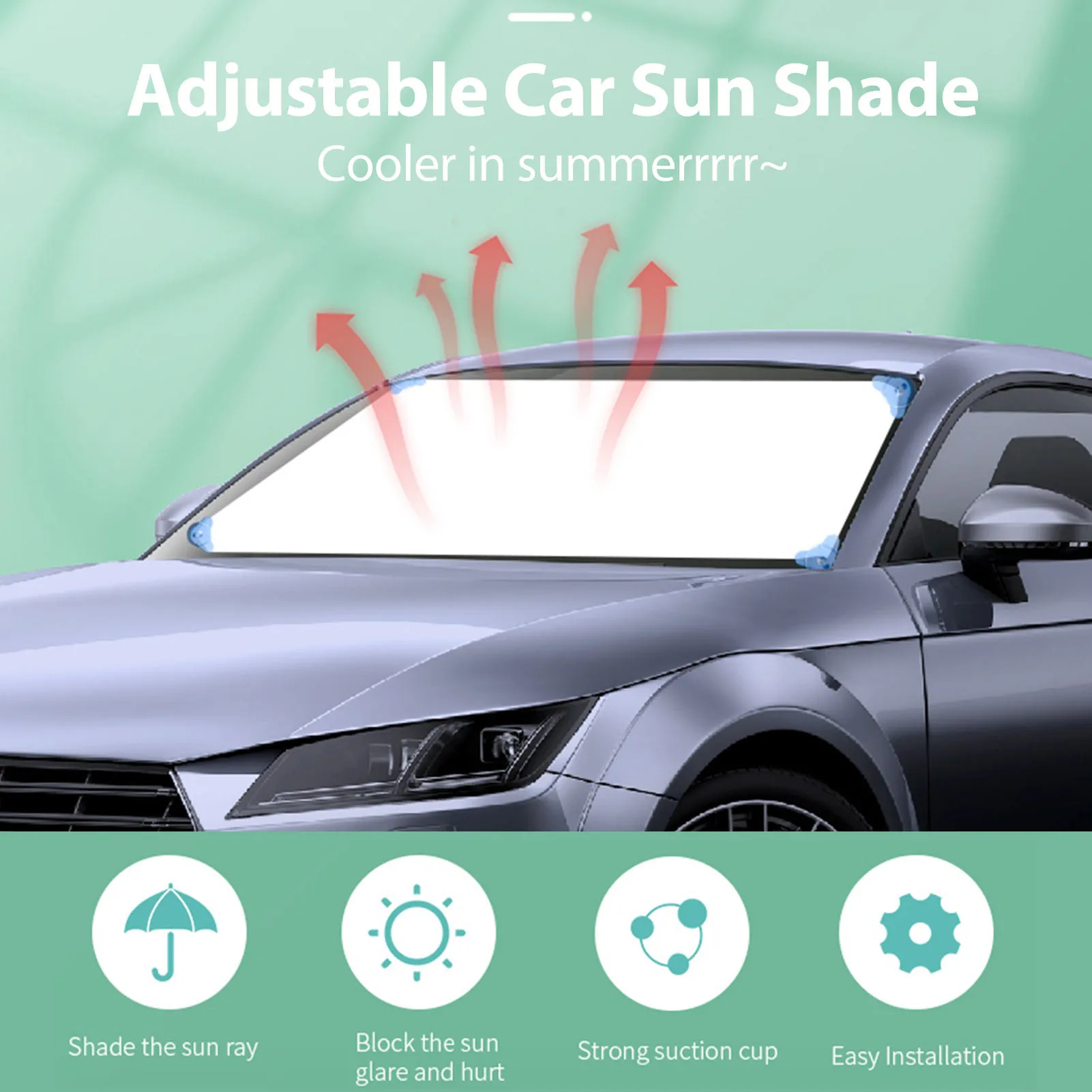 Car Window Shade UV Auto Front Window Sunshade Covers RAY Blocking Foldable Front Window Sunshade Sun Shade UV Protection Hot
Car Window Shade UV Auto Front Window Sunshade Covers RAY Blocking Foldable Front Window Sunshade Sun Shade UV Protection Hot