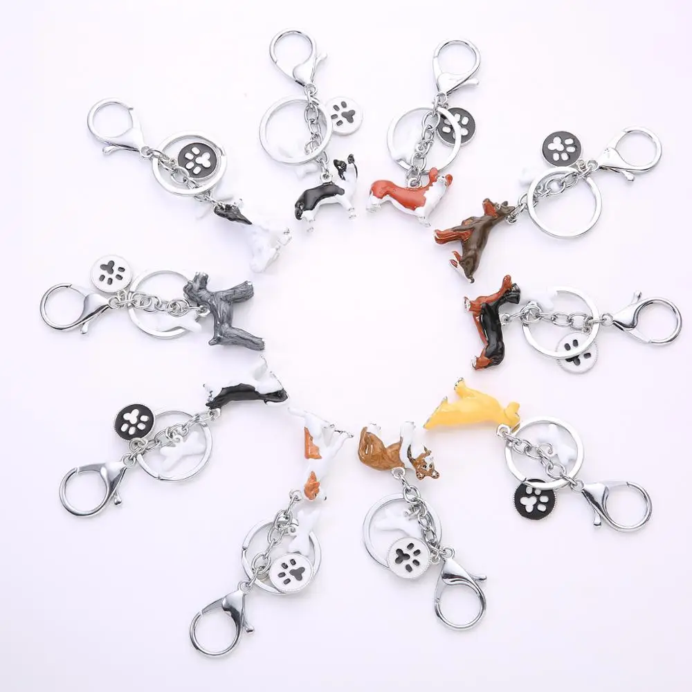 3DHand-painted Dog Keychain Animal Keyring for Women Men Pet Lover Gift Zipper Pull Accessory Guard Dog Collection Key Chain I2
3DHand-painted Dog Keychain Animal Keyring for Women Men Pet Lover Gift Zipper Pull Accessory Guard Dog Collection Key Chain I2