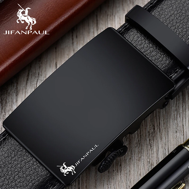JIFANPAUL Luxury brand men's belt leather belt black fashion alloy luxury automatic buckle youth leather simple business belt
JIFANPAUL Luxury brand men's belt leather belt black fashion alloy luxury automatic buckle youth leather simple business belt