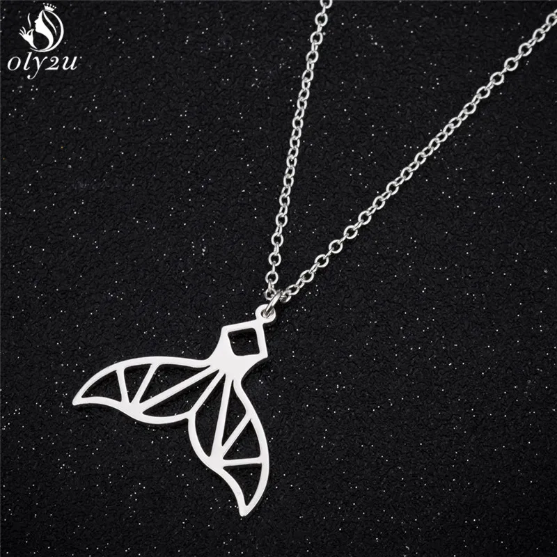 Simple Origami Animal Pendant Necklace for Women Stainless Steel Jewelry Fashion Rabbit Wave Map Cactus Necklaces collier femme
Simple Origami Animal Pendant Necklace for Women Stainless Steel Jewelry Fashion Rabbit Wave Map Cactus Necklaces collier femme