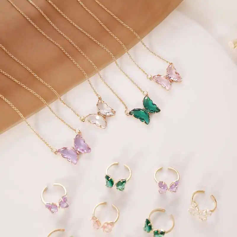 2021 New Trend Necklace Korean Personality Super Fairy Girl Fantasy Glass Crystal Butterfly Necklace for Women Jewelry
2021 New Trend Necklace Korean Personality Super Fairy Girl Fantasy Glass Crystal Butterfly Necklace for Women Jewelry