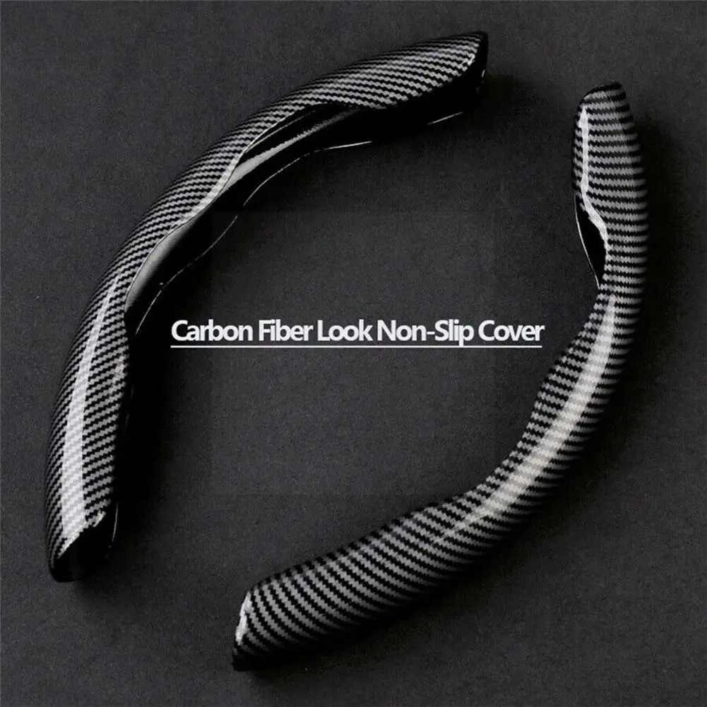 Car Steering Wheel Cover Carbon Fiber Anti-slip Leather Grip Car Card Steering Cover Cover Interior Wheel Decorations M4F4
Car Steering Wheel Cover Carbon Fiber Anti-slip Leather Grip Car Card Steering Cover Cover Interior Wheel Decorations M4F4