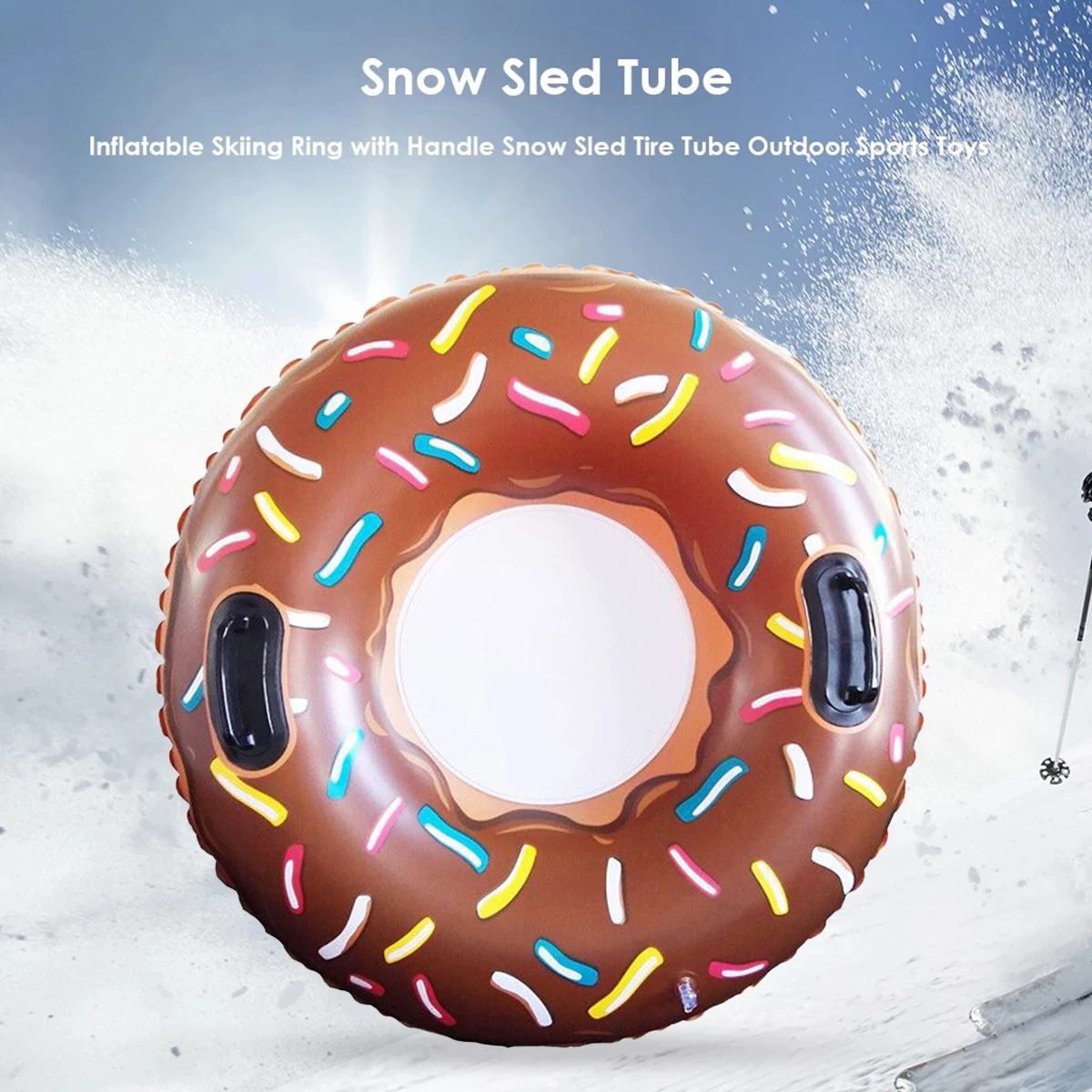 56 Inch Inflatable Snow Sled Snow Tube with Handle Larger Thickened Inflatable Snow Sled Ski Circle Skiing Board for Skiing
56 Inch Inflatable Snow Sled Snow Tube with Handle Larger Thickened Inflatable Snow Sled Ski Circle Skiing Board for Skiing