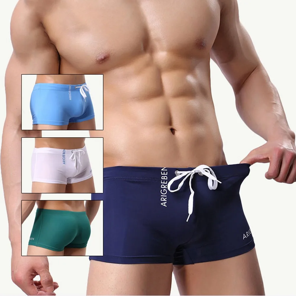 Swimsuit Boxer Briefs Swimming Short Men Swim Shorts Sexy Beach Swimwear Stretch Pants Breathable Smooth Nylon Trunks Summer
Swimsuit Boxer Briefs Swimming Short Men Swim Shorts Sexy Beach Swimwear Stretch Pants Breathable Smooth Nylon Trunks Summer