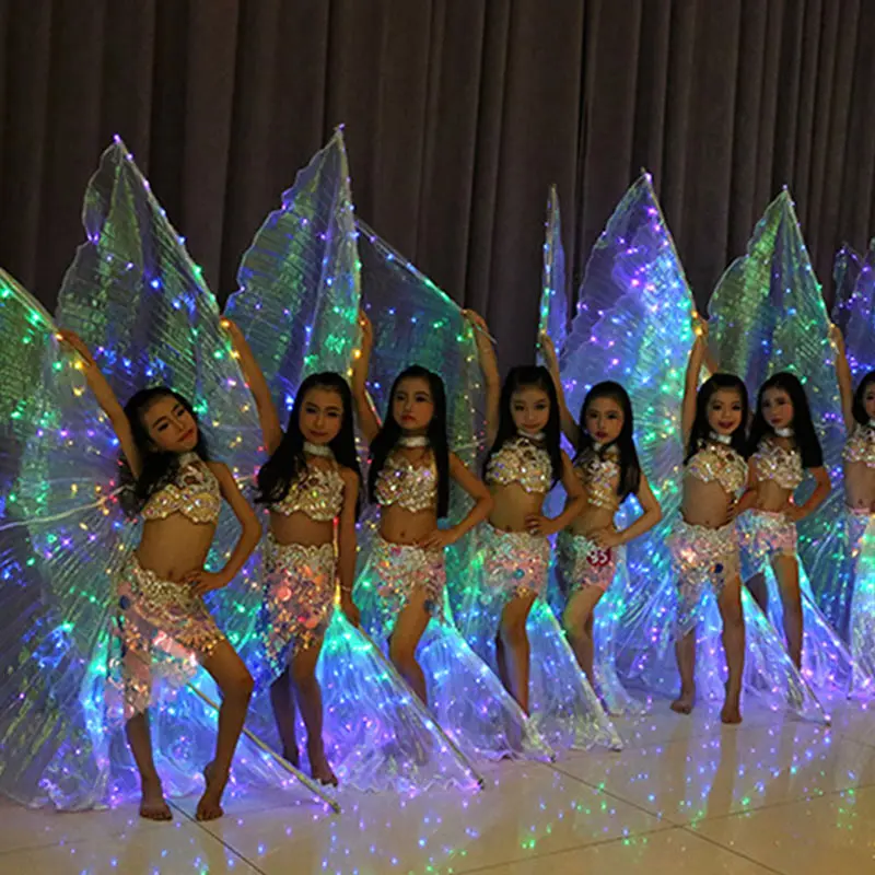 Rainbow Wing LED Butterfly Costume Shawl Fairy Performance Clothing For Children New Design Stage Dance Wear
Rainbow Wing LED Butterfly Costume Shawl Fairy Performance Clothing For Children New Design Stage Dance Wear