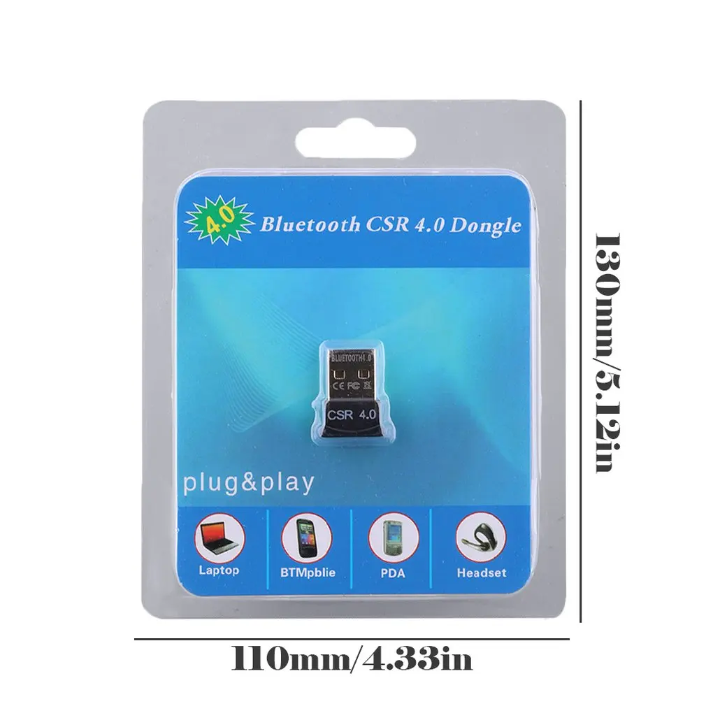 Wireless USB Bluetooth 4.0 Adapter Mini Bluetooth Dongle Music Sound Bluetooth Transmitter Receiver Adapter For PC Compute
Wireless USB Bluetooth 4.0 Adapter Mini Bluetooth Dongle Music Sound Bluetooth Transmitter Receiver Adapter For PC Compute