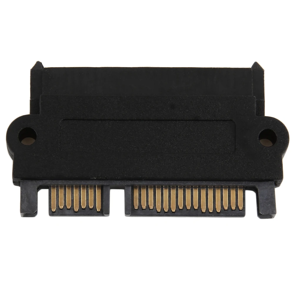 

Professional SFF-8482 SAS to SATA 180 Degree Angle Adapter Converter Straight Head Perfect Fit Your Device Drop Shipping Stock