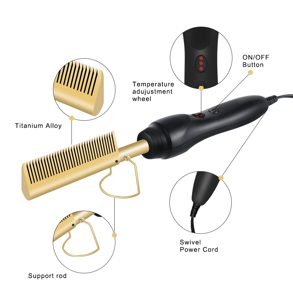 Medium weight Double Press Comb with Fine Brass teeth and Copper spacers 
Medium weight Double Press Comb with Fine Brass teeth and Copper spacers
