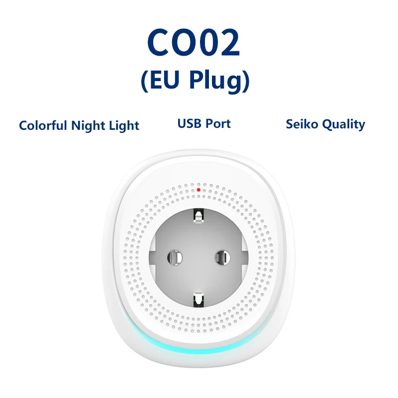 WiFi EU Smart Plug with USB Port and LED RGB Night light Wireless Remote APP Control Monitor Timer Socket for Alexa Google Home
WiFi EU Smart Plug with USB Port and LED RGB Night light Wireless Remote APP Control Monitor Timer Socket for Alexa Google Home