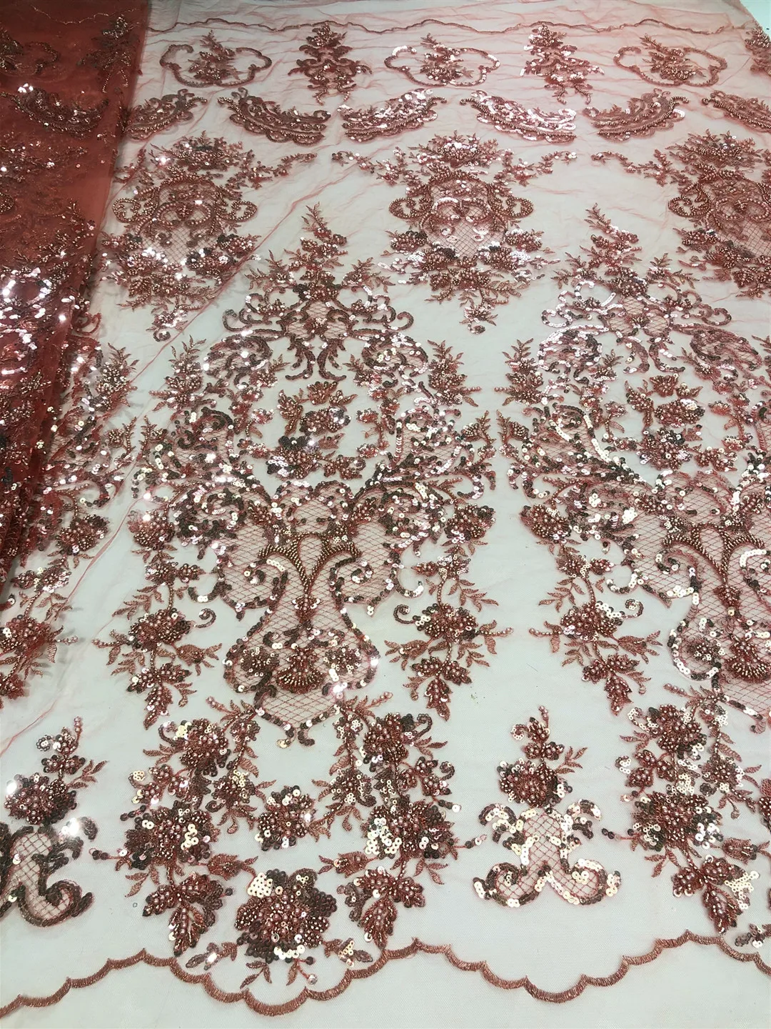 High quality bead embroidery Fabric Africa Nigeria lace /Bead French tulle net lace fabirc For evening dresses wedding dress
High quality bead embroidery Fabric Africa Nigeria lace /Bead French tulle net lace fabirc For evening dresses wedding dress